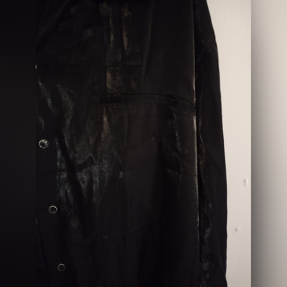 𝅺nwot Pronti Button Down Shirt Size XL Color Black - Picture 3 of 6